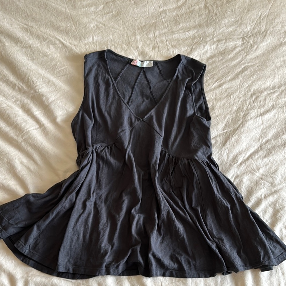 Free People Gray Mini Dress